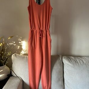 Athleta Coral Sleeveless Jumpsuit